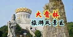鸡巴捅黑丝美女逼中国浙江-绍兴大香林旅游风景区
